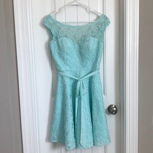 Light Blue Lace Dress